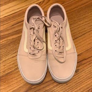 Vans in Blush Pink